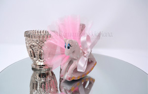 Cavalluccio in ceramica decorato a mano e tulle - Collezione Ceramiche di Vietri - €7.00
