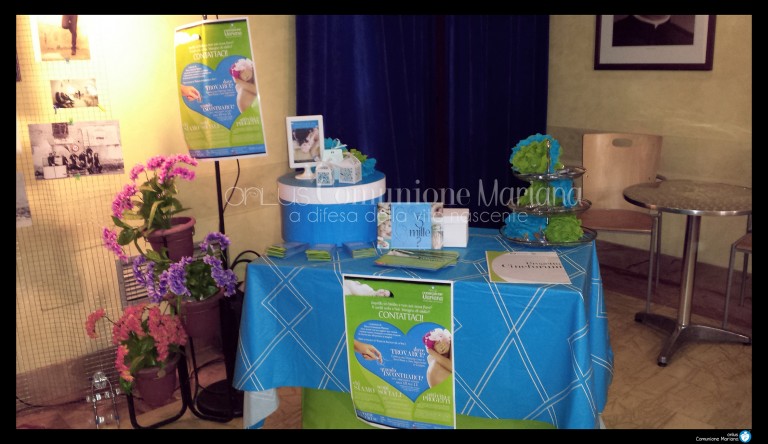 Stand Caserta 9 e 10 Gennaio 2016 Onlus Comunione Mariana