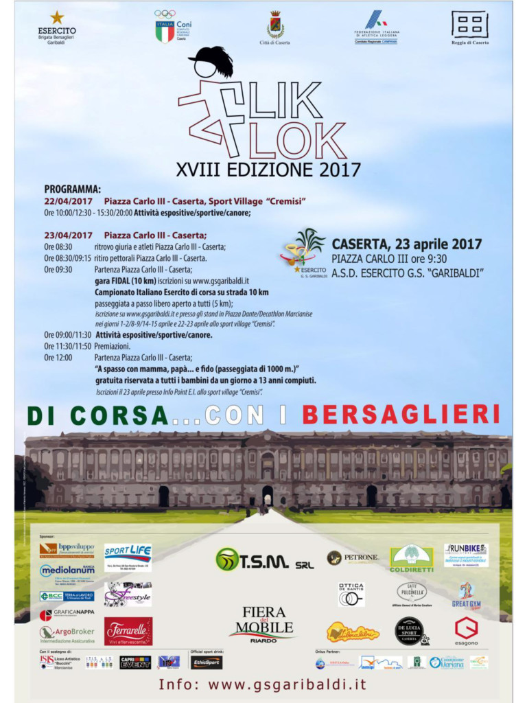FLIK FLOK CASERTA 2017 XVIII EDIZIONE ONLUS COMUNIONE MARIANA