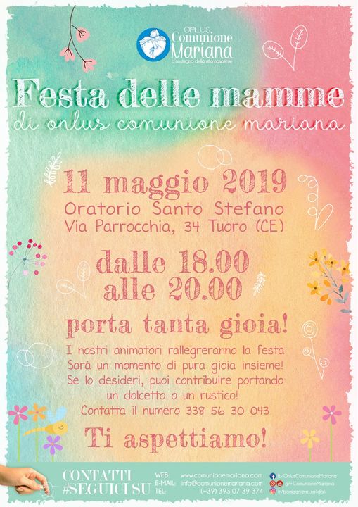 festa delle mamme 2019